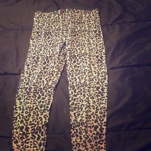 Leopard print Leggings, Grey and Black